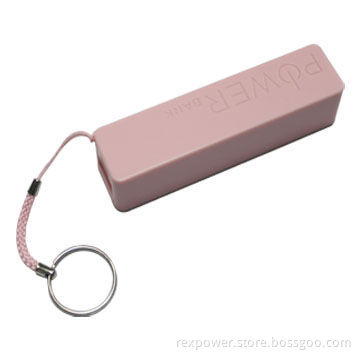 Power Banks, Capacity 2,600mAh (18,650x1), Input 5.0V-5.5V DC 800mA/Output 4.7V-5.5V DC 1,000mA Max
